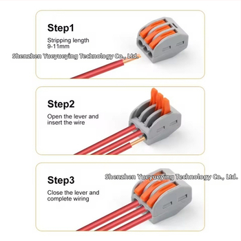 Yueyue Wins súprava terminálnych blokov PCT-212/213/215, 60 kusov pre elektrikárov