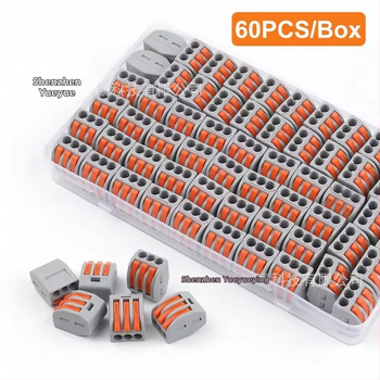 Yueyue Wins súprava terminálnych blokov PCT-212/213/215, 60 kusov pre elektrikárov