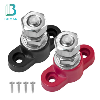 BOMAN BM-BAA1 bussbar-terminal, kahekruviline, M8/M10, 12-48V