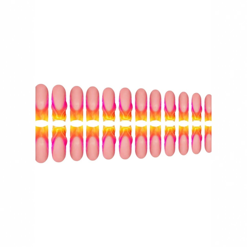 3D triibuline disainiga kunstküünedade komplekt, ruudukujulised otsad, eemaldatav kandmise disain (Päritolu: Zhejiang; Stiil: Prantsuse, kantav; Bränditüüp: Kodumaine bränd; Sobib: daamid; Kosmeetika erikas: Ei)