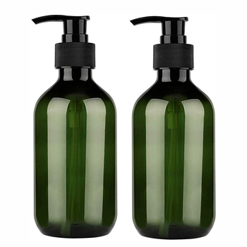 PET plastová fľaša na kozmetiku s pumpou, matný povrch, UV tlač