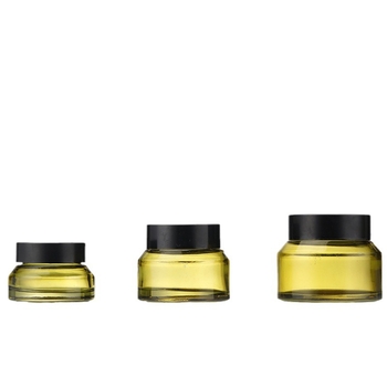 Sklenená fľaša na starostlivosť o pleť s nakloneným ramenom, kvapkadlovým uzáverom a sprejom pre sérumy, oleje a krémy — brúsený povrch, vyfukované sklo, prispôsobiteľné balenie