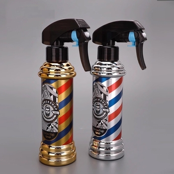 Fľaša na sprej na vlasy s jemnou hmlou, 400 ml, elektroplating povrch, kozmetické balenie