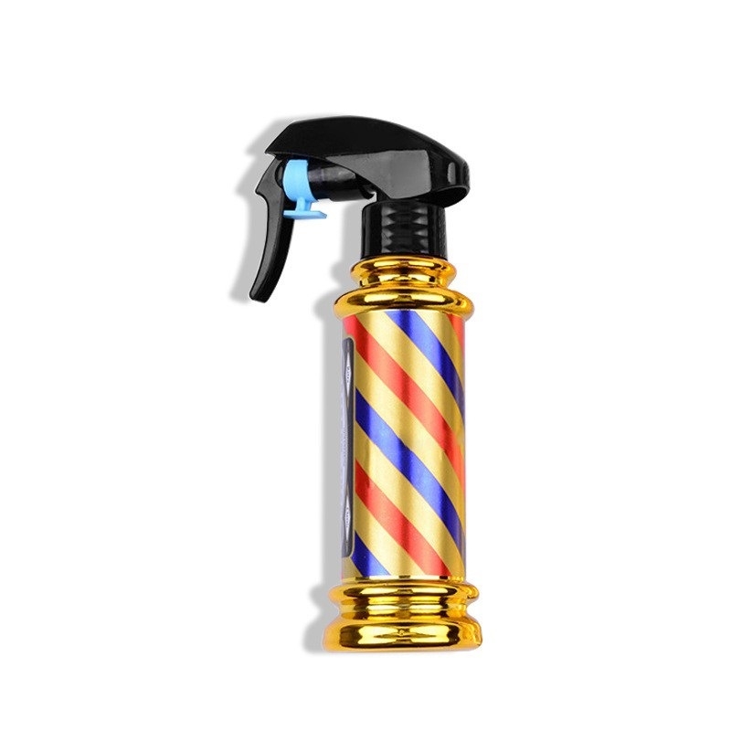 Fľaša na sprej na vlasy s jemnou hmlou, 400 ml, elektroplating povrch, kozmetické balenie