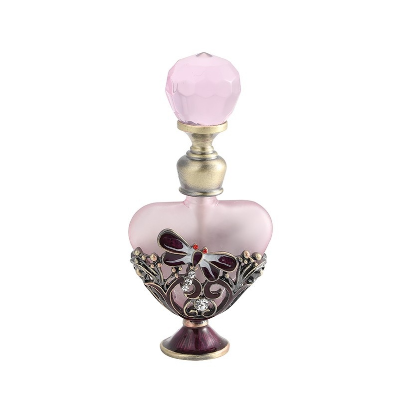 Kosmetička bočica za parfem, 5ML, luksuzna prijenosna retro europska bočica; materijali: legura + staklo + rhinestones; završna obrada: elektroplatiranje + lakiranje; pakiranje: neovisno pakiranje; razina pakiranja: tri sloja; model: 5ML