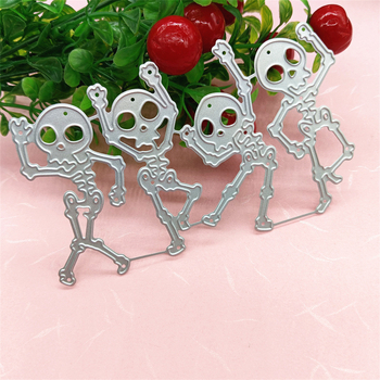 Die-cut nuga Halloween kolju motiiviga scrapbookinguks (süsinikterasest, graveerimine)