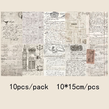 Pozdravné karty, 10 ks, kartón, jednoduchý a moderný štýl, univerzálne na príležitosti, Funny