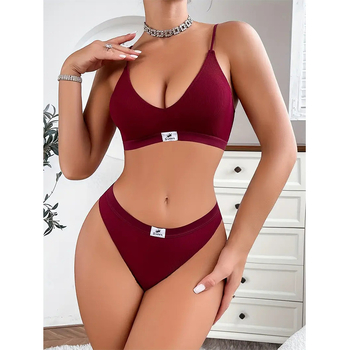 Rinnahoidjate komplekt – vest-stiil, puuvillane põhikangas, 3/4 kauss, keskmiselt vormitud kausid, fikseeritud topelt õlapaelad