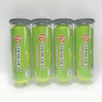 Tenisové loptičky v plechovke so značkou Sincerity – kód 202511, guma, tlač loga, prispôsobenie