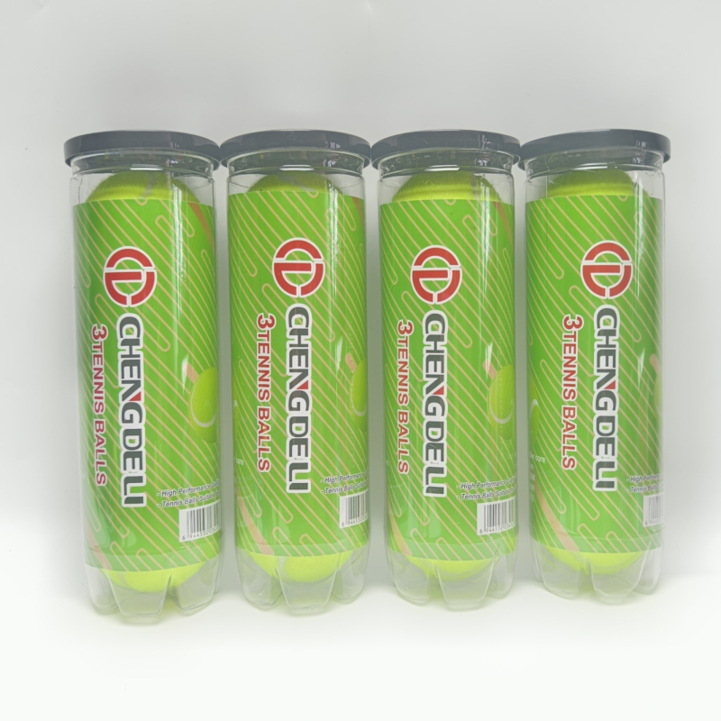 Tenisové loptičky v plechovke so značkou Sincerity – kód 202511, guma, tlač loga, prispôsobenie