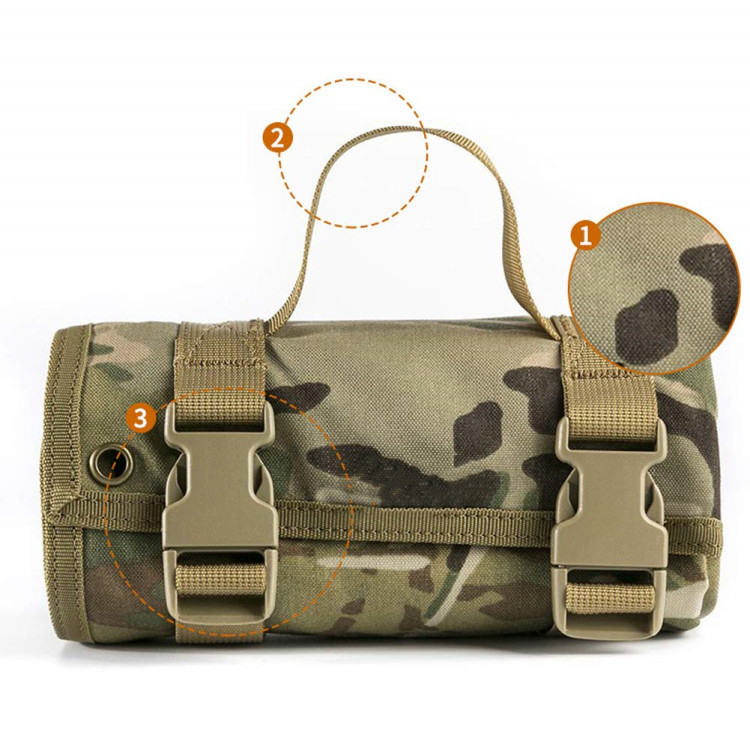 Podložka na streľbu, nepremokavá, nylonová podšívka, strelecký materiál, vhodný pre cyklistiku