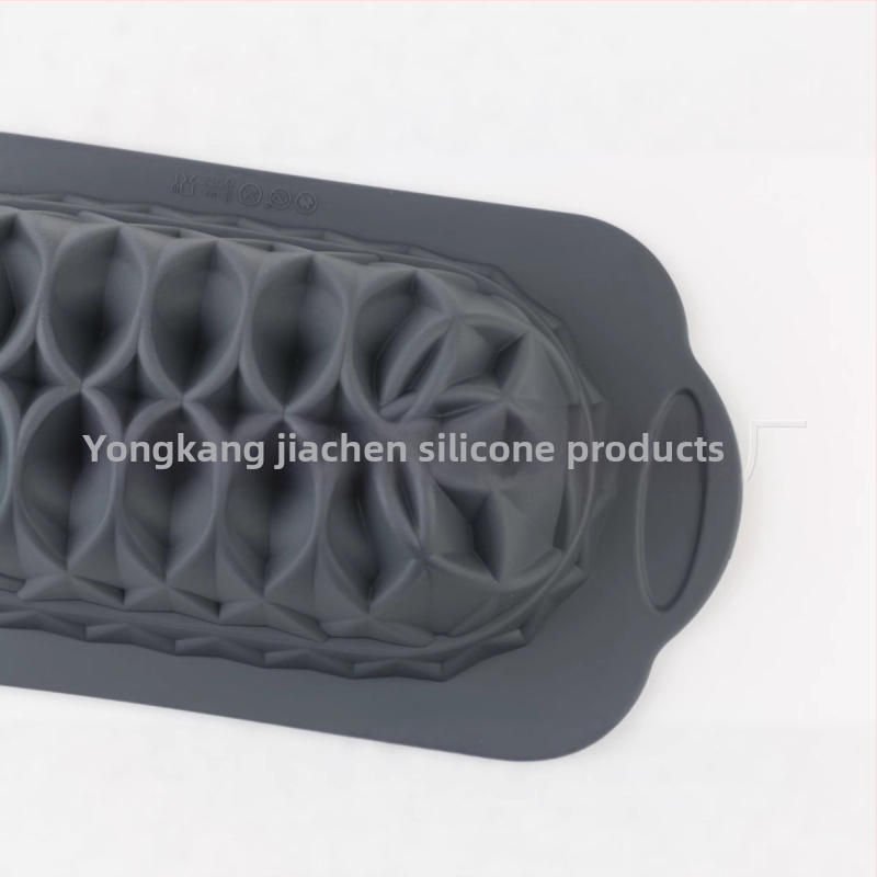 Silicone lotus forma maizei un kūkām, kvadrātveida ribveidīgs dizains, pārtikas kvalitātes silikons, izturīgs pret augstām temperatūrām