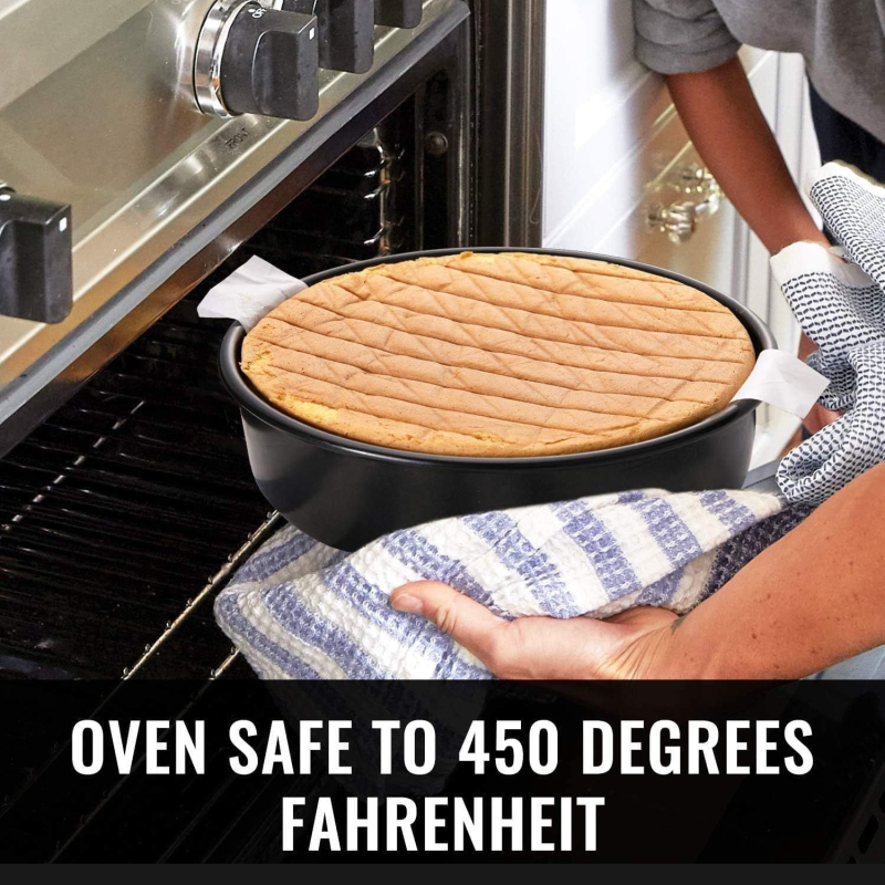 Nepriľnavý hlboký plech na pizzu, kruhový, z nehrdzavejúcej ocele na pečenie