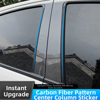 Dekoratívne nálepky na stredný pilier okien pre modely Toyota: Vios, Reiz, Yaris, Highlander, Crown, Land Cruiser; 2006–2023; PC materiál; automatická prevodovka.