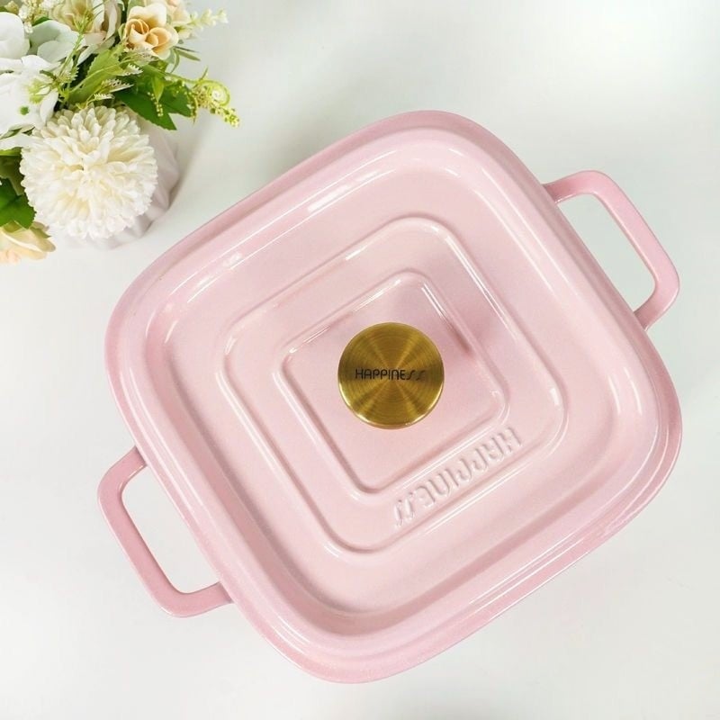 Smaltovaný hrniec na polievku - multifunkčný, Materiál: smalt, Pôvod: Hebei (Cangzhou), Uvedený na trh 2023