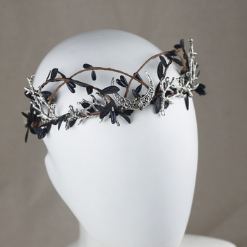 Čelenka na hlavu z zliatiny, ručne vyrobená, prírodný lesný inšpirovaný štýl, svieži a sladký dizajn, pre ženy