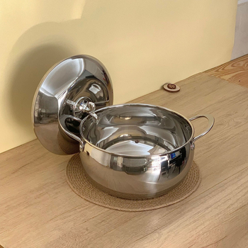 Hrniec na polievku z 201 nerezovej ocele, objem 3,1–4 l, nerezový pokrievka, antiadhézny povrch, kompatibilný so všetkými platňami