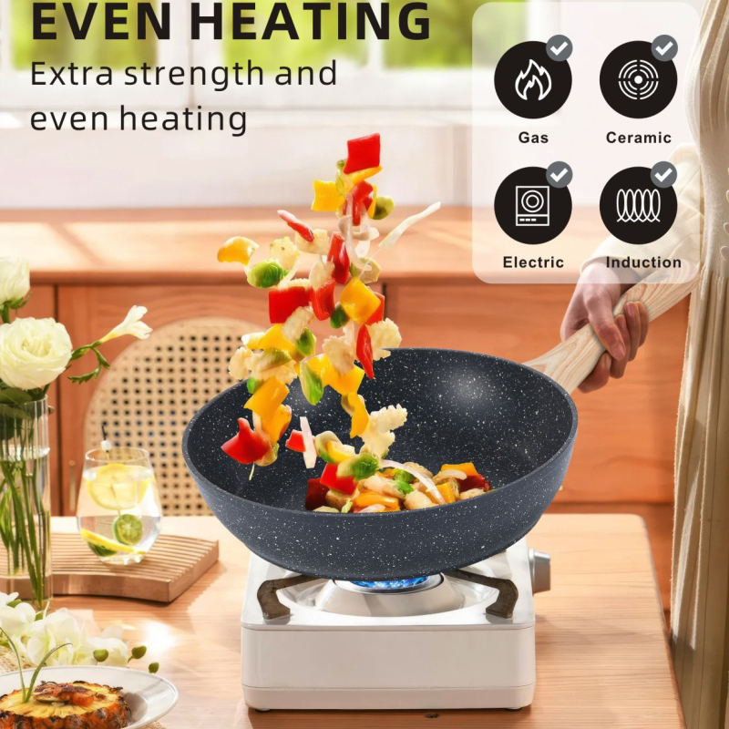 12-dielna sada hliníkových hrncov s nepriľnavým povrchom, model K12, s pokrievkami z tvrdeného skla a zloženým dnom