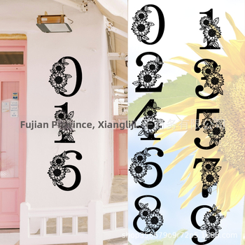Željezni slova za zidni dekor — geometrijski oblik, moderan stil, Xiangliji marka, za dom i ured