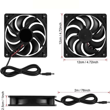 Sada solárneho panelu s dvojitnými ventilátormi (10W, 12V, CE certifikované)