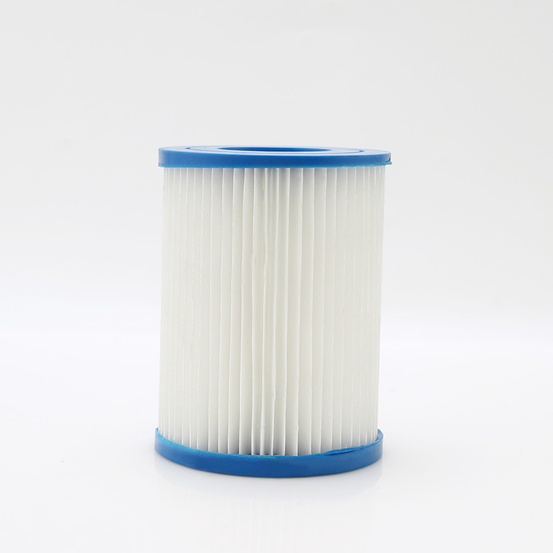 Filtračný prvok na vodu – skladateľný, viacnásobne zložený filtračný prvok; polyesterová sieť; účinný filtračný materiál; model: viacnásobne zložený vodný filtračný prvok