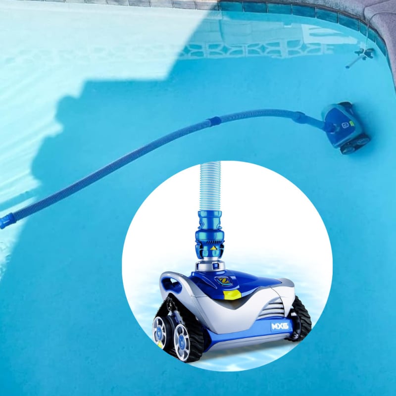 Tubă de aspirare pentru piscină, material EVA, amestec EVA-PE, accesorii din plastic