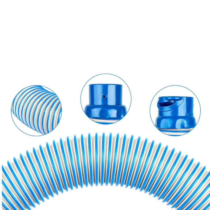 Tubă de aspirare pentru piscină, material EVA, amestec EVA-PE, accesorii din plastic