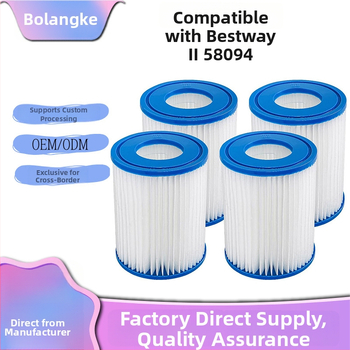 Blanc filtračný prvok pre bazén na úpravu vody, filtračný materiál, odolný voči vode