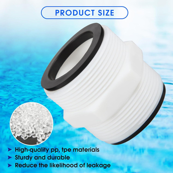 Dvojcestný konektor na hadicu bazéna; PVC; nafukovacie bazénové príslušenstvo; kompatibilný s pumpami Intex Coleman pre nadzemné bazény