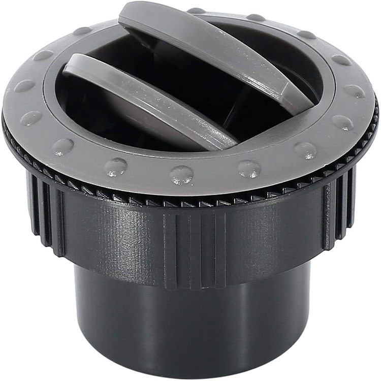 Parphamens izlaz zraka za RV, autobus i jahtu — okrugli otvor na krovu i izlaz zraka s gumbom na ploči instrument ploče