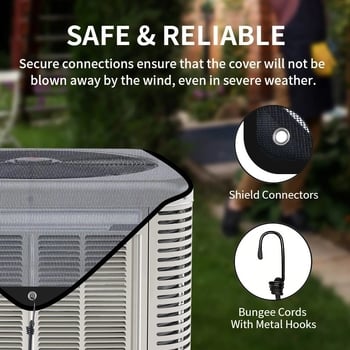 Kryt za vanjski klima-uređaj – PVC materijal, HF marka, moderan jednostavan stil