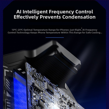 Mimo DL20 AI chladič pre telefón, 20W, ABS, USB-C, 3 rýchlosti chladenia