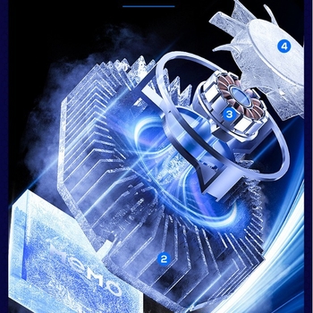 Mimo DL20 AI chladič pre telefón, 20W, ABS, USB-C, 3 rýchlosti chladenia