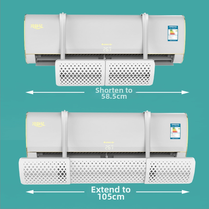 Gaisa kondicioniera gaisa plūsmas deflektors, vēja aizsardzība, vienkāršs stils, universāla filtrēšana un attīrīšana