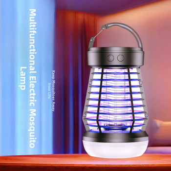 Lampa na zabíjanie komárov pre vonkajšie použitie, model J10, elektrický šok, nabíjateľná Li-ion batéria 1500 mAh, LED pasca, pokrytie 21–30 m², ABS materiál