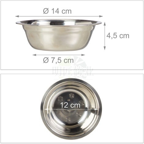 Стойка за купи за домашни любимци от бамбук, модел H198, марка Mingjiang, 8 броя в опаковка (Материал: бамбук; Модел: H198; Бранд: Mingjiang; Опаковка: 8 броя)