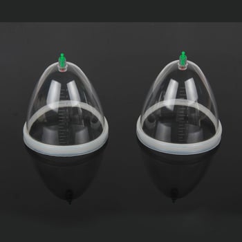 Conci SJ01 Vákuové pučovacie zariadenie so silikónovým prsteňom — plastový a silikónový pohár pre zdravú masáž a fitness tela