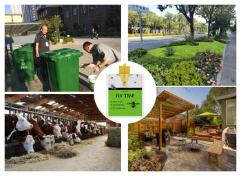 Lovač muha SPDAK SK001 — viseći mamac s vodotopljivim plijekom, ekološki materijal, pakiranje 100 kom