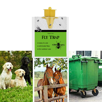 Lovač muha SPDAK SK001 — viseći mamac s vodotopljivim plijekom, ekološki materijal, pakiranje 100 kom