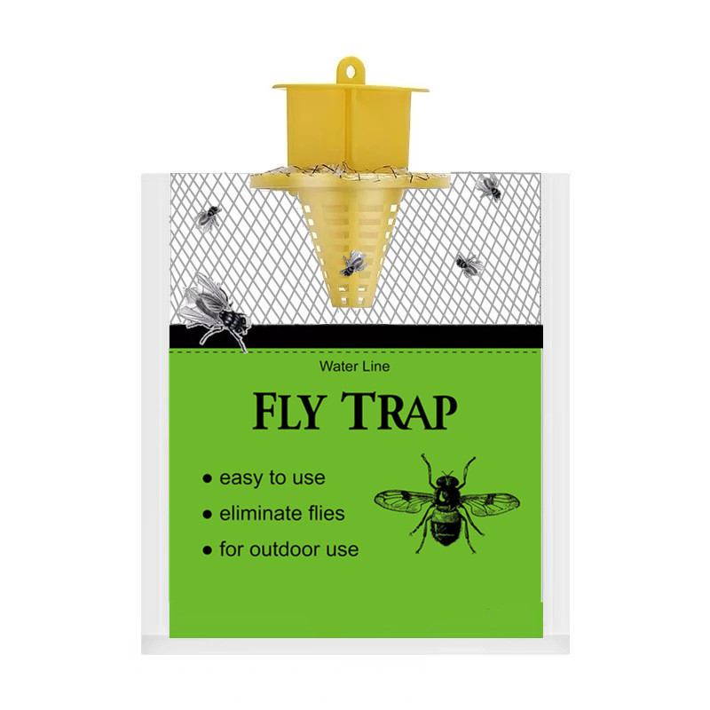 Lovač muha SPDAK SK001 — viseći mamac s vodotopljivim plijekom, ekološki materijal, pakiranje 100 kom