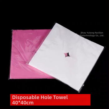 Jednorazová tvárová podložka z netkanej textílie, jednofarebná, s potlačeným logom, možnosť prispôsobenia