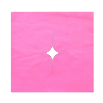 Jednorazová tvárová podložka z netkanej textílie, jednofarebná, s potlačeným logom, možnosť prispôsobenia