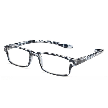 Spring čitateľské okuliare – štvorcové rámiky, vintage štýl, úplný rám, PC šošovky, pre starších mužov