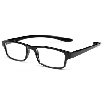 Spring čitateľské okuliare – štvorcové rámiky, vintage štýl, úplný rám, PC šošovky, pre starších mužov