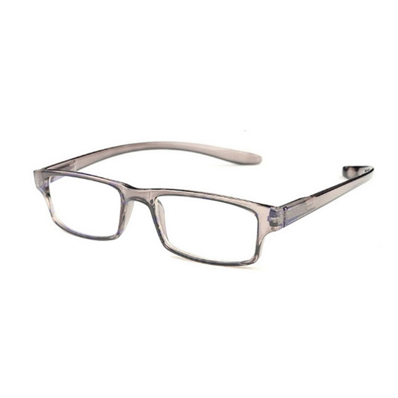 Spring čitateľské okuliare – štvorcové rámiky, vintage štýl, úplný rám, PC šošovky, pre starších mužov