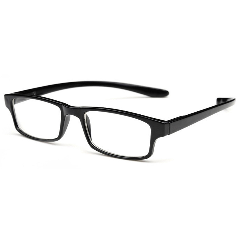 Spring čitateľské okuliare – štvorcové rámiky, vintage štýl, úplný rám, PC šošovky, pre starších mužov
