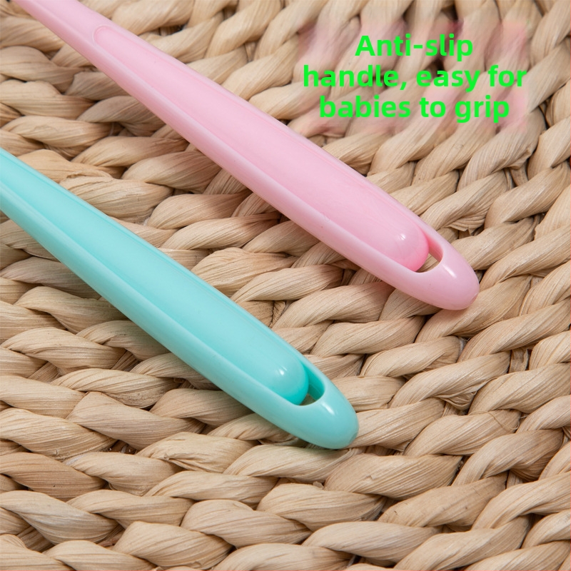 Aishukou Vaikų dantų šepetėlis su 360° silikono galva, rankinis, minkštos šerelės, dėžutėje 400 vnt