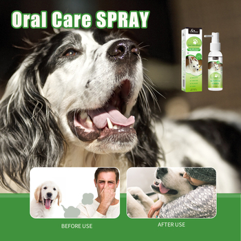 Domáce zvieratá osvieženie úst — antibakteriálne a protizápalové zloženie, čerstvý dych, starostlivosť o ďasná a parodontálnu oblasť, odstraňovanie škvŕn zo zubov