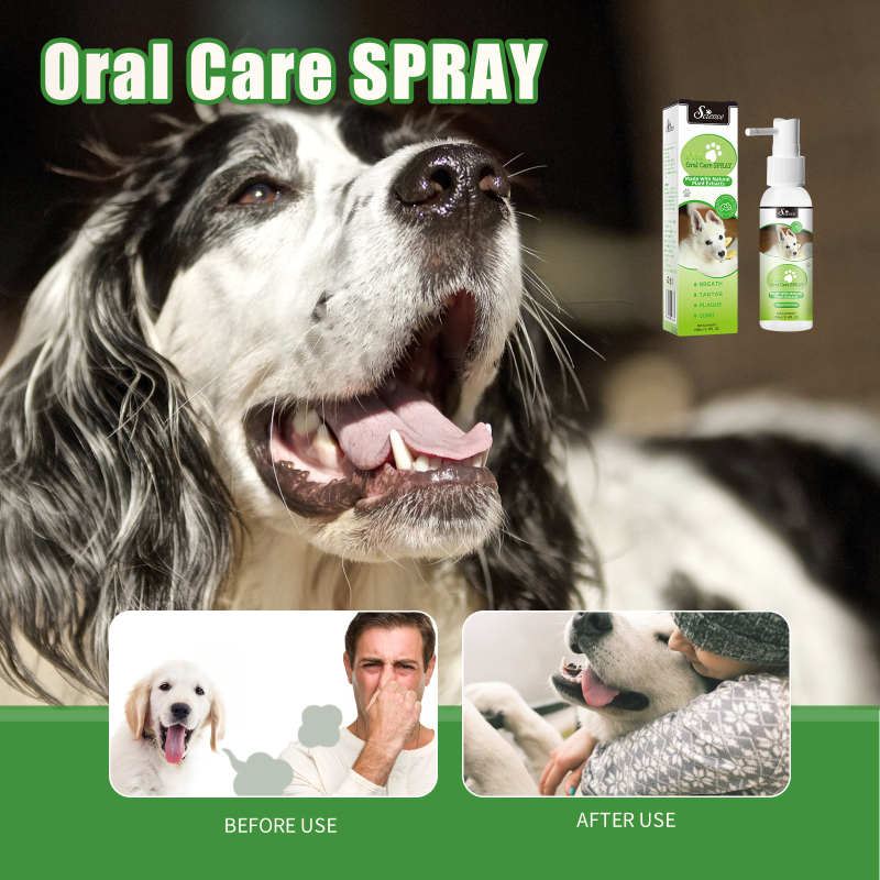 Domáce zvieratá osvieženie úst — antibakteriálne a protizápalové zloženie, čerstvý dych, starostlivosť o ďasná a parodontálnu oblasť, odstraňovanie škvŕn zo zubov