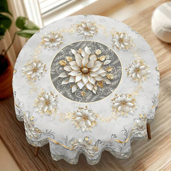 Stolnjak, nepravilan oblik, stil uljene slike, vodootporan materijal (artikl br. sh60858249)